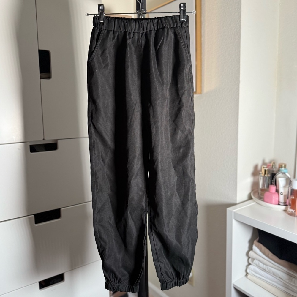 Shein Kids Black Joggers Trousers Size 10 Years